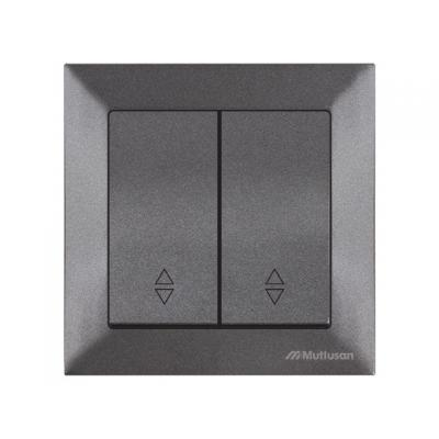 Comutador de Escada Duplo Rita Smoke
